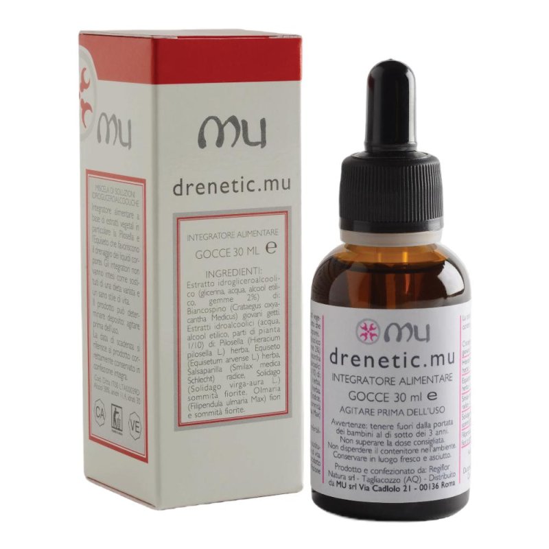 Drenetic Mu Gocce  30 Ml – Drenante Naturale integratore alimentare