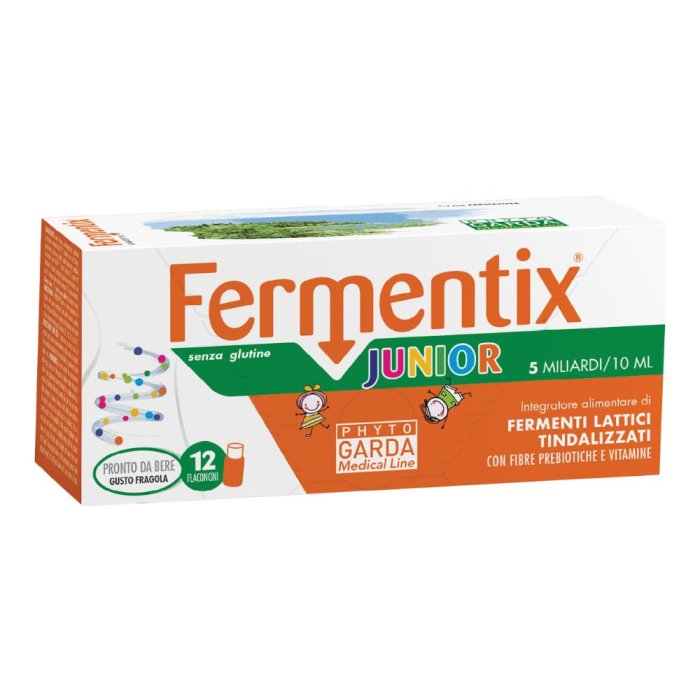 Phytogarda Rimedi Naturali Fermentix Plus Junior Fermenti 12 Flaconcini Monodose