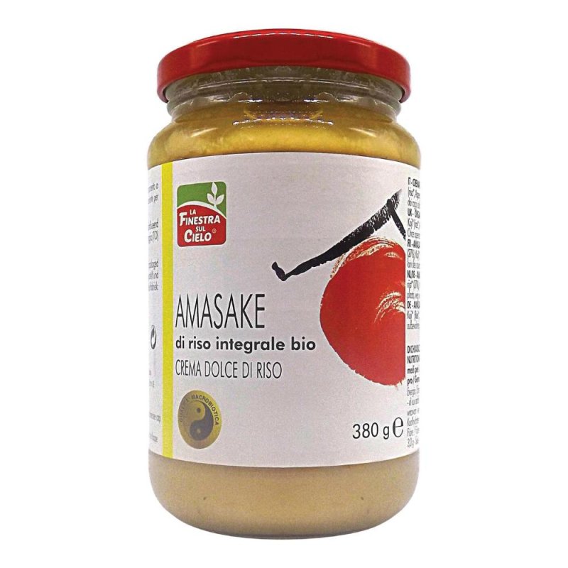 Amasake di riso integrale bio - dessert dolce naturale da riso fermentato senza zuccheri aggiunti Amasake di riso integrale bio - dessert dolce naturale da riso fermentato senza zuccheri aggiunti
