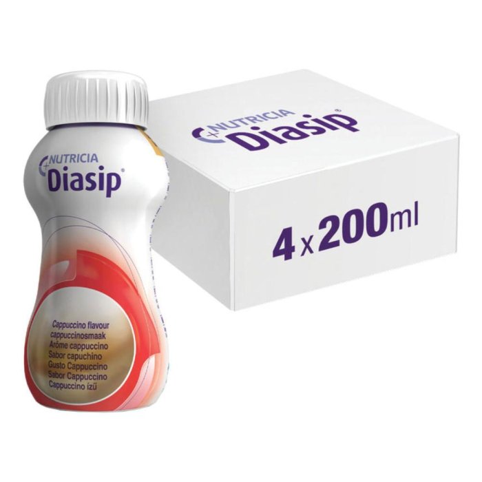 Nutricia Italia Diasip Cappuccino 200 Ml 4 Pezzi