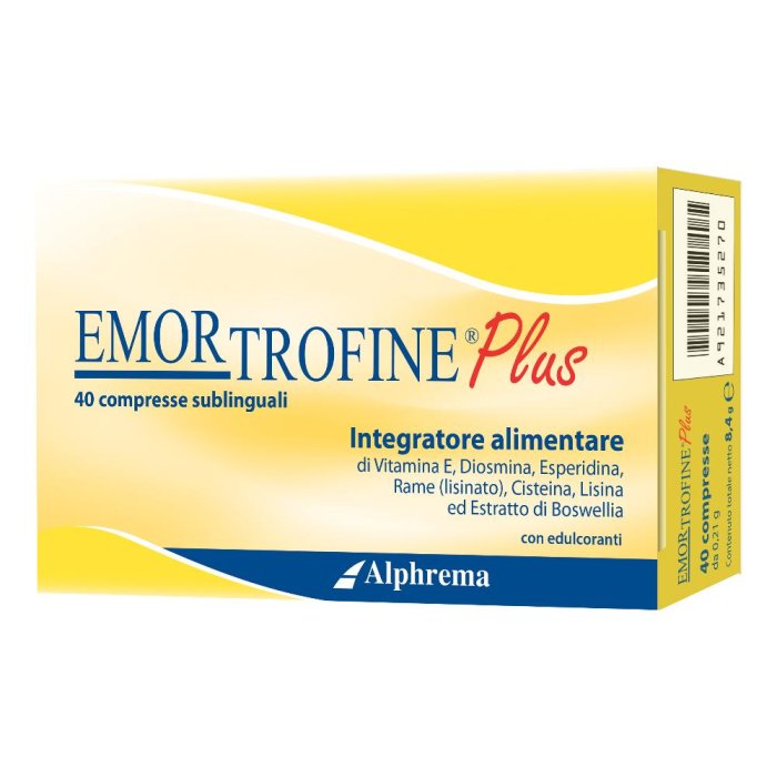 Alphrema Emortrofine Plus 40 Compresse