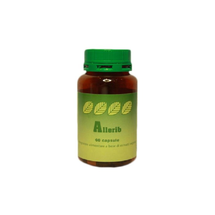 Allerib 60 Capsule Integratore Naturale per Allergie Stagionali e Benessere delle Vie Respiratorie
