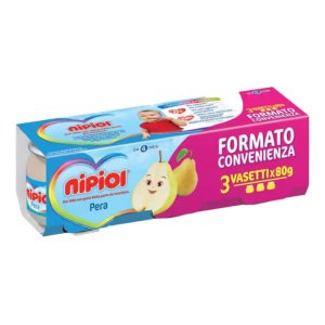 Dieterba Omogeneizzato Pera Alimento per l'Infanzia dal 4 ° mese 3 x 80g
