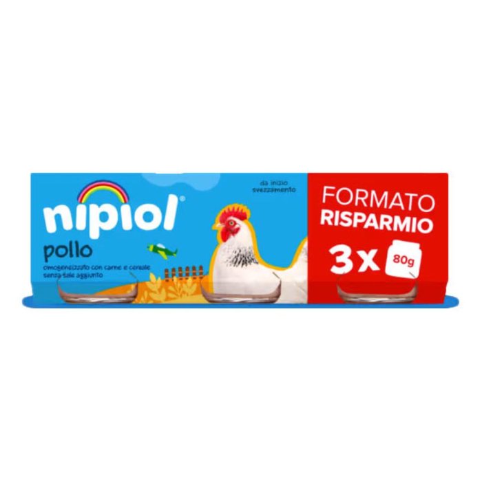 Dieterba- Omogeneizzato Pollo 3 Pezzi 80 g