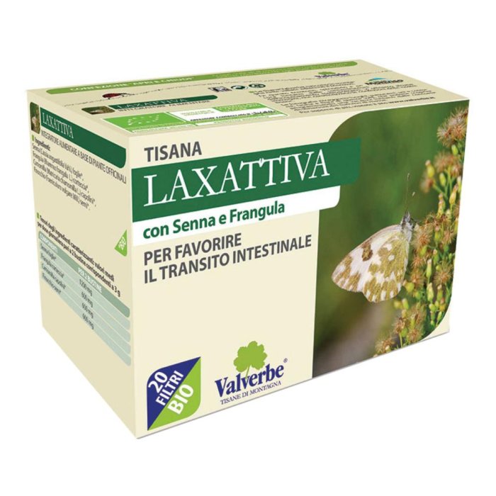 Valverbe Laxativa Tisana Lassativa Favorisce il Transito Intestinale 20 Filtri