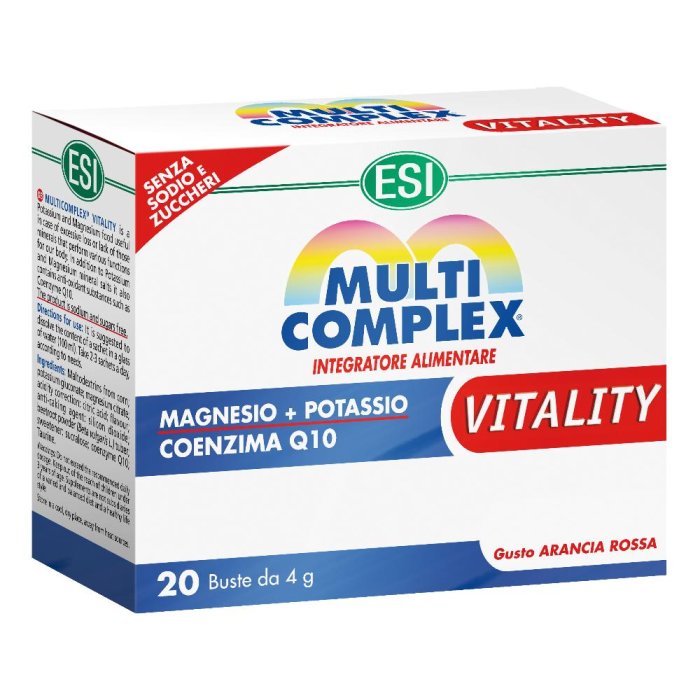 Esi  Vitamine e Minerali Multicomplex Vitality Integratore 20 Buste