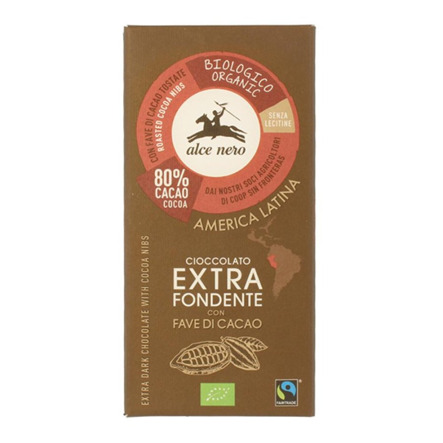 Tavoletta Cioccolato Extrafondente Bio Con Fave Di Cacao Bio Fairtrade 100 G Tavoletta Cioccolato Extrafondente Bio Con Fave Di Cacao Bio Fairtrade 100 G