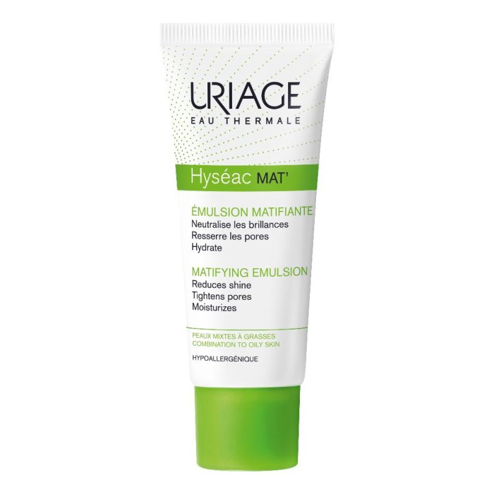 Uriage Laboratoires Dermatologiques Trattamenti Viso Hyseac Mat' Crema Viso Seboequilibrante Pelle Mista Grassa 40 ml