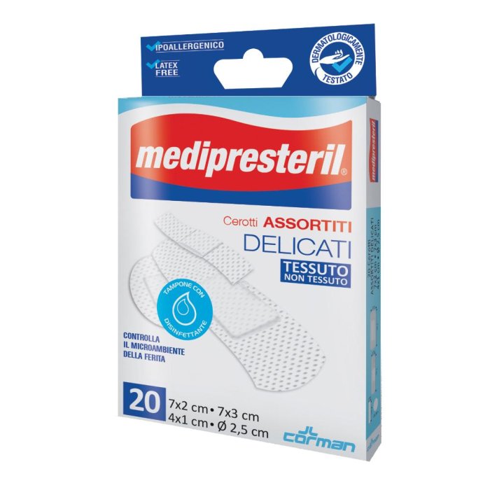 Medipresteril Cerotti Delicati Assortiti TNT 20 Cerotti