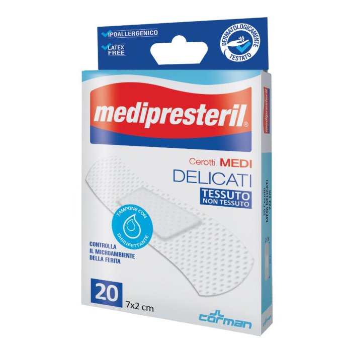 Medipresteril Cerotti Delicati Assortiti TNT 7x2 cm 20 Cerotti