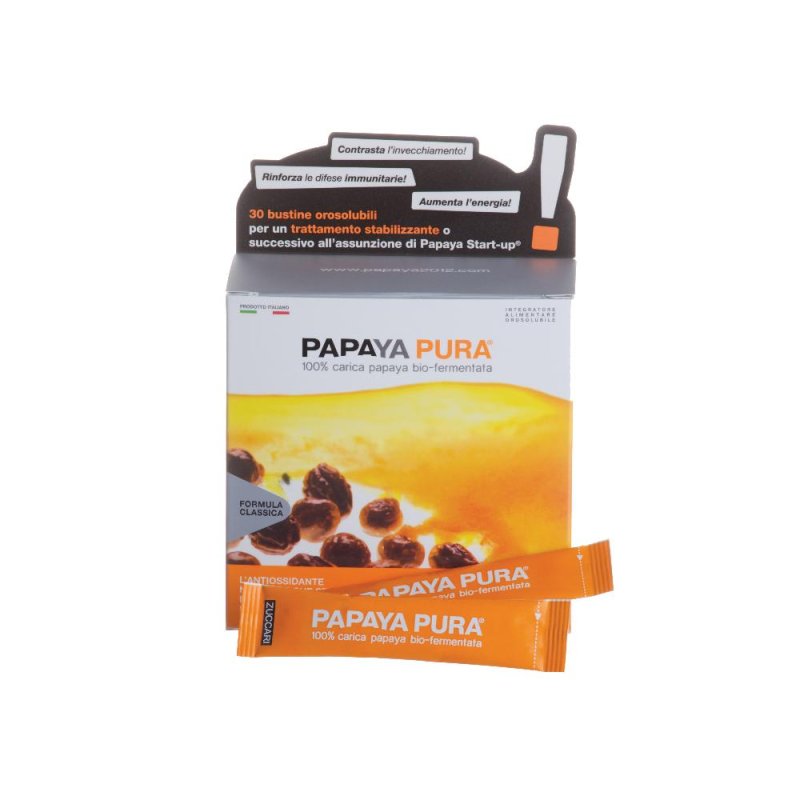  Papaya Pura 30 bustine da 3 g – Integratore antiossidante naturale e immunostimolante
