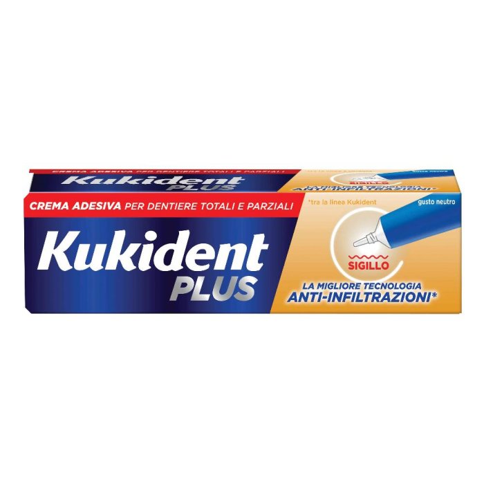 Kukident Sigillo Crema Adesiva Applicatore Speciale Protesi Dentali  40 g