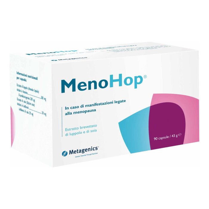 Metagenics MenoHop Integratore Disagi della Menopausa 90 Capsule