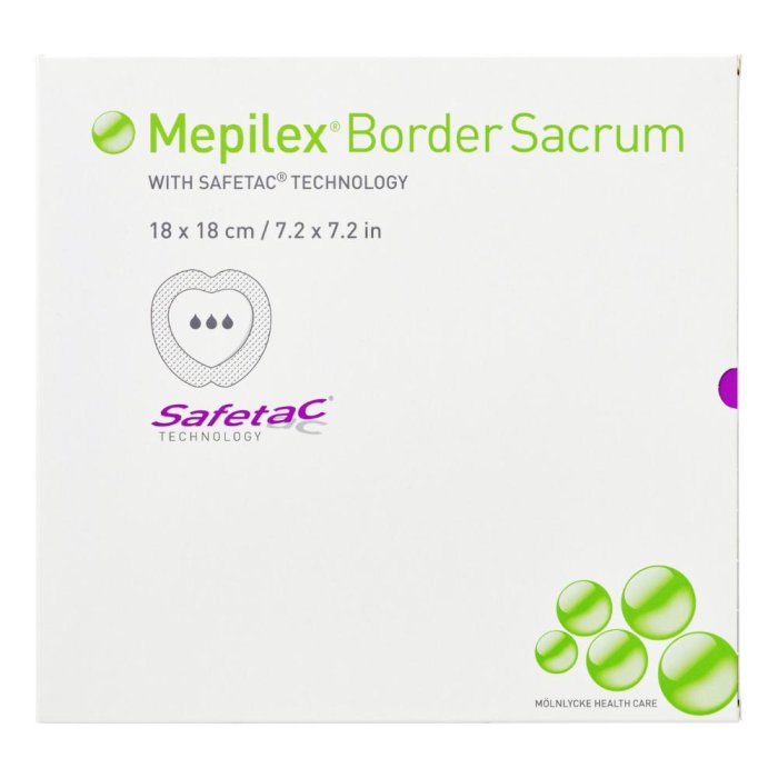 Molnlycke Health Care Mepilex Border Sacrum 15x15 5p