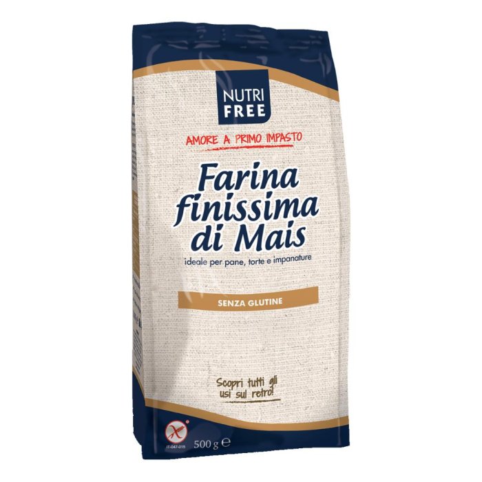 Nutrifree Farina di Mais Finissima Senza Glutine per Celiaci 500g