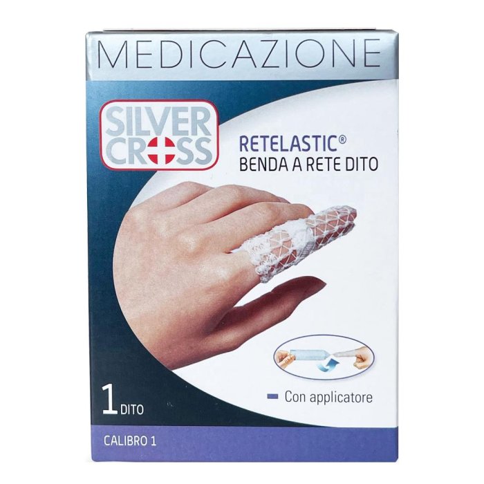 Silver Cross Retelastic Benda A Rete Dito Calibro 1 1 Pezzo