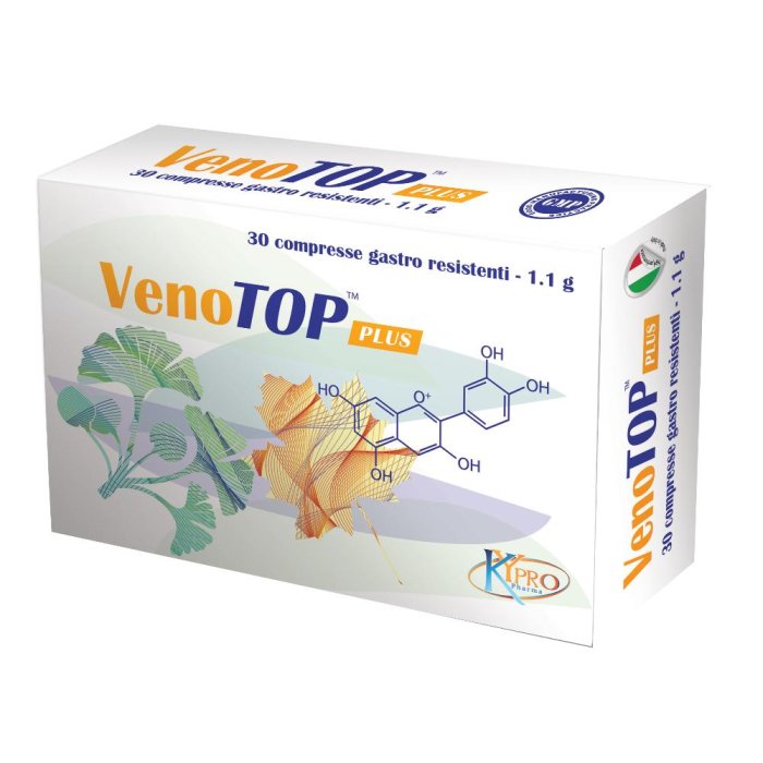 Venotop Plus  30  Compresse Gastroresistenti – Microcircolo integratore alimentare
