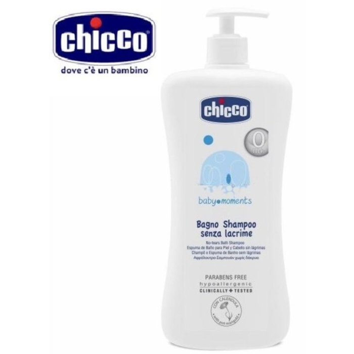 Chicco  Baby Moments Igiene del Bambino Bagnoshampoo Senza Lacrime 750 ml
