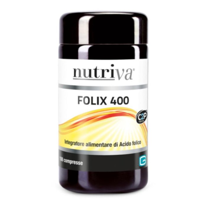 Nutriva  Gravidanza ed Allattamento Folix 400 Integratore 100 Compresse