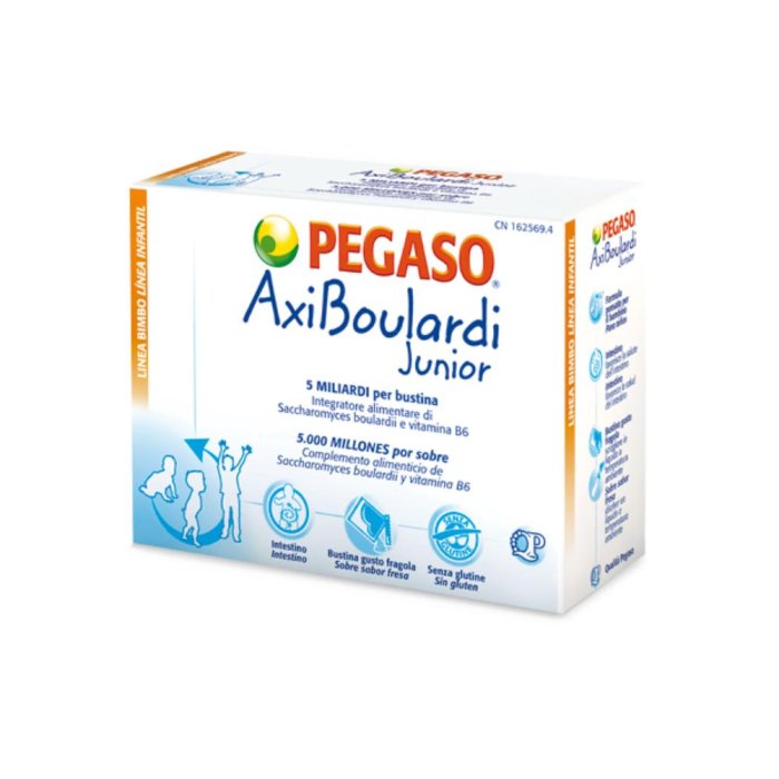 Pegaso  Intestino Sano AxiBoulardi Junior Integratore 14 Buste Orosolubili