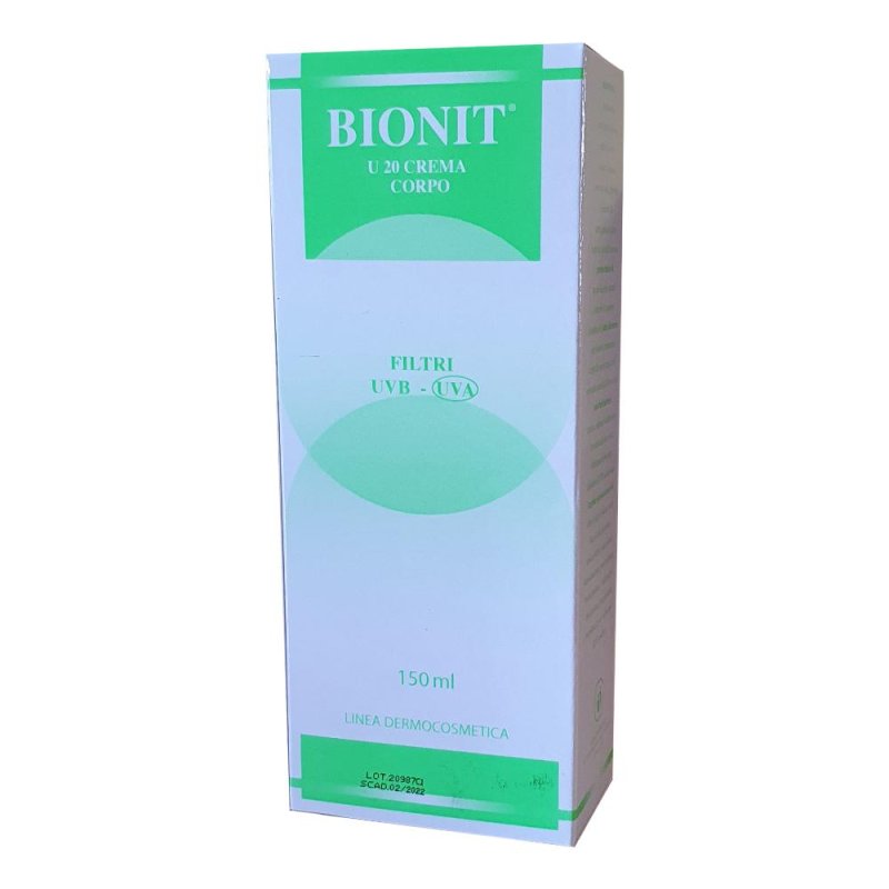 Bionit U20 crema corpo 150 ml idratante per pelle secca