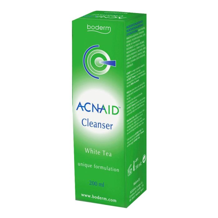 Logofarma Acnaid Cleanser Detergente Viso Pelli Tendenza Acneica 200 Ml