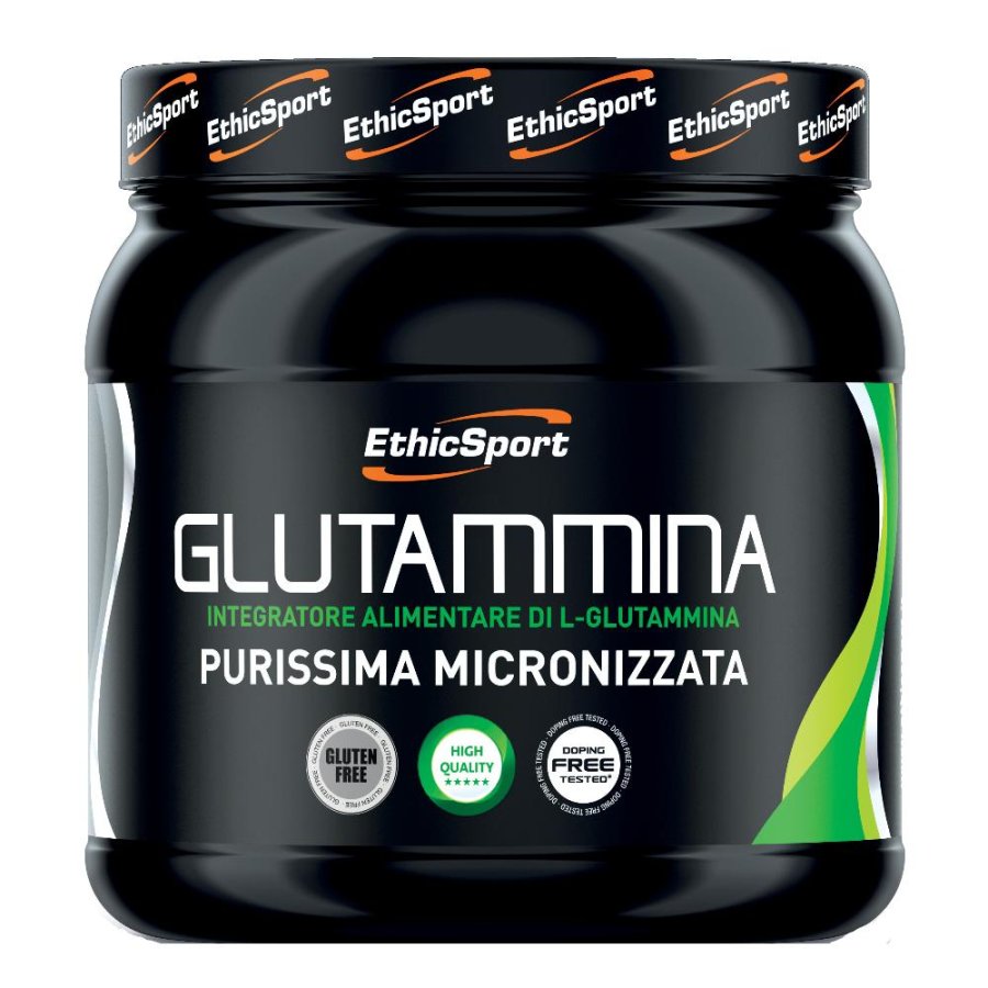 EthicSport Glutammina Integratore per Ridurre i Tempi di Recupero 300g EthicSport Glutammina Integratore per Ridurre i Tempi di Recupero 300g