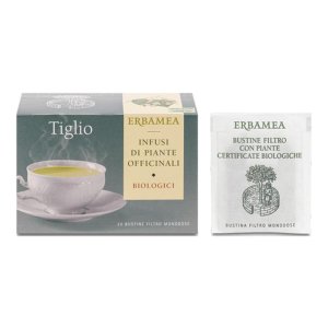 Tiglio 20 bustine filtro Erbamea - tisana al tiglio per relax serale
