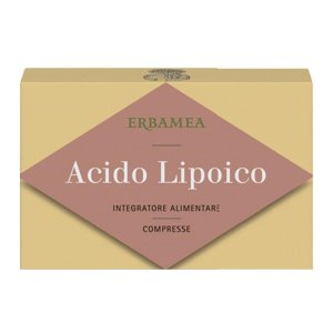 Acido lipoico Erbamea 24 compresse integratore antiossidante per nervi e metabolismo