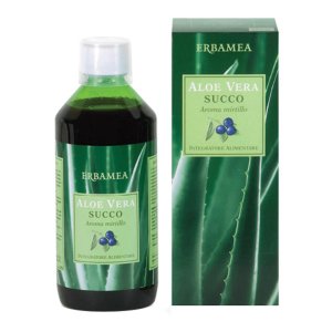 Aloe Vera succo al mirtillo 500 ml - succo di aloe vera gusto mirtillo