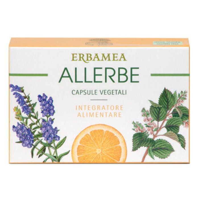 Erbamea Allerbe 24 Capsule Integratore Naturale per Benessere Vie Respiratorie e Difese da Allergie