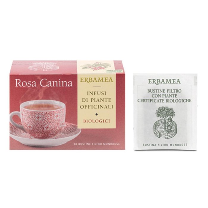 Erbamea Rosa Canina Infuso Biologico 20 bustine
