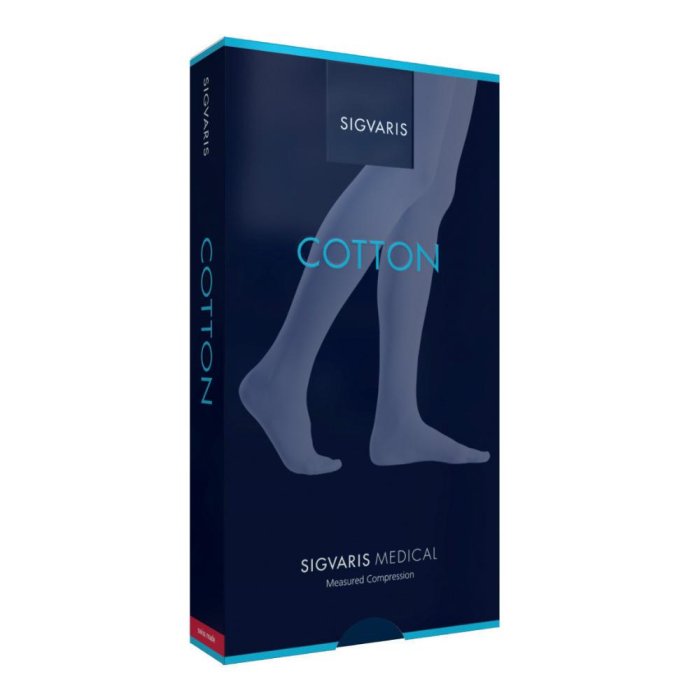 Calze a compressione Sigvaris classe 2 gambaletto punta aperta unisex comfort and support per gambe pesanti e vene varicose
