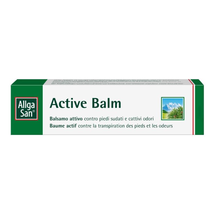 Naturwaren Allga San Active Balm Trattamento Sudorazione Piedi 50 ml