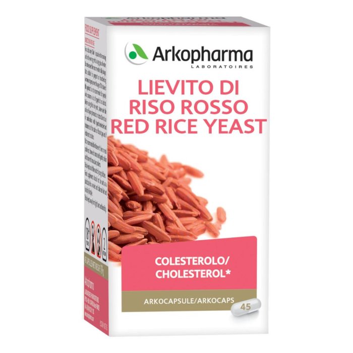 Arkopharma Arkocapsule Lievito Di Riso Rosso Integratore Alimentare 45 Capsule