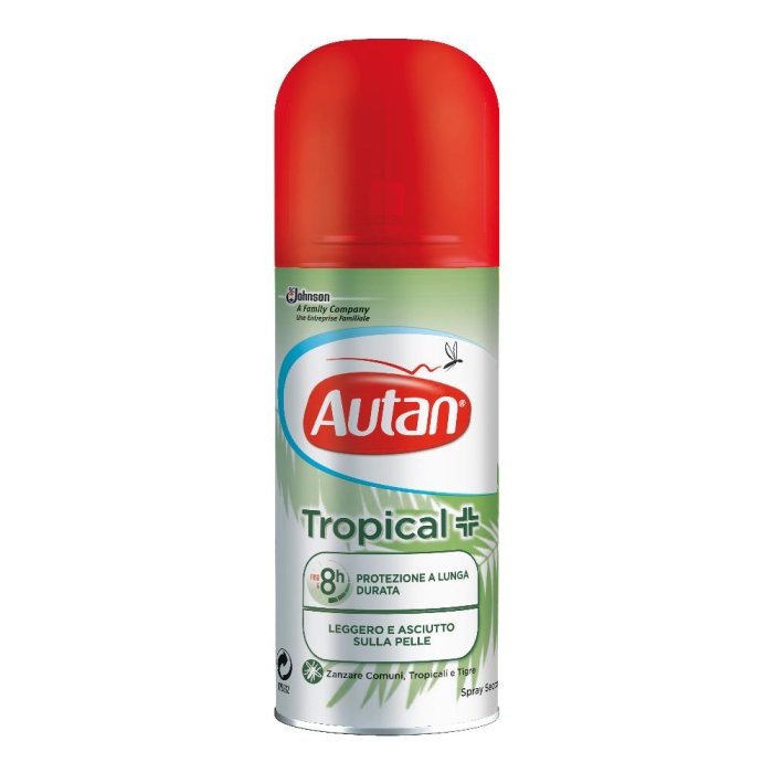 Autan Tropical Spray Secco Delicato Insetto-Repellente 100 ml scadenza 08/04/21