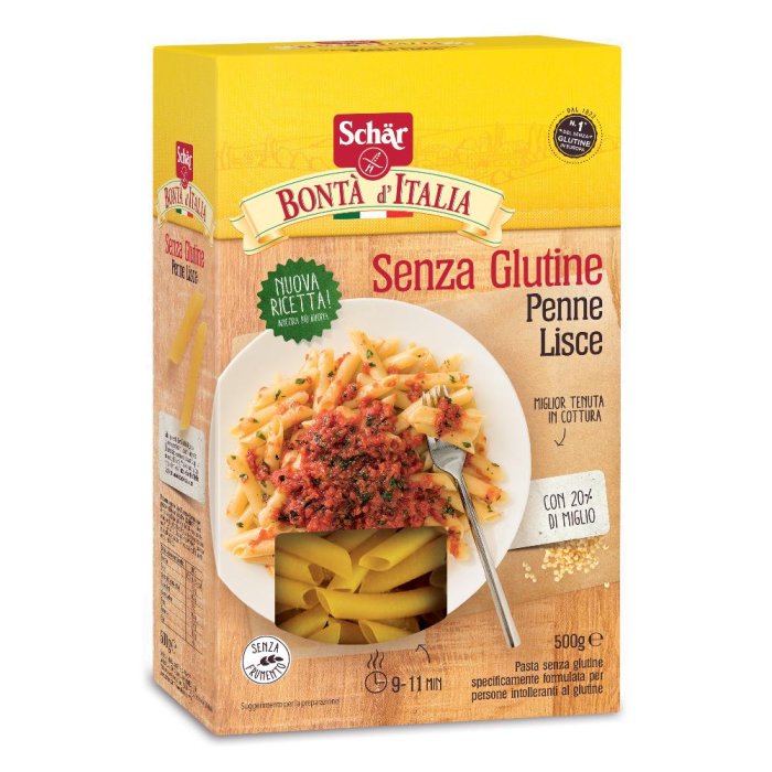 Schar Penne Lisce Pasta Senza Glutine 500 Grammi