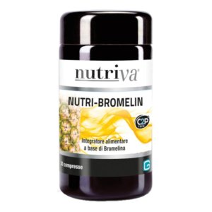 Nutriva  Digestione Sana Nutri-Bromelin Integratore Alimentare 30 Compresse