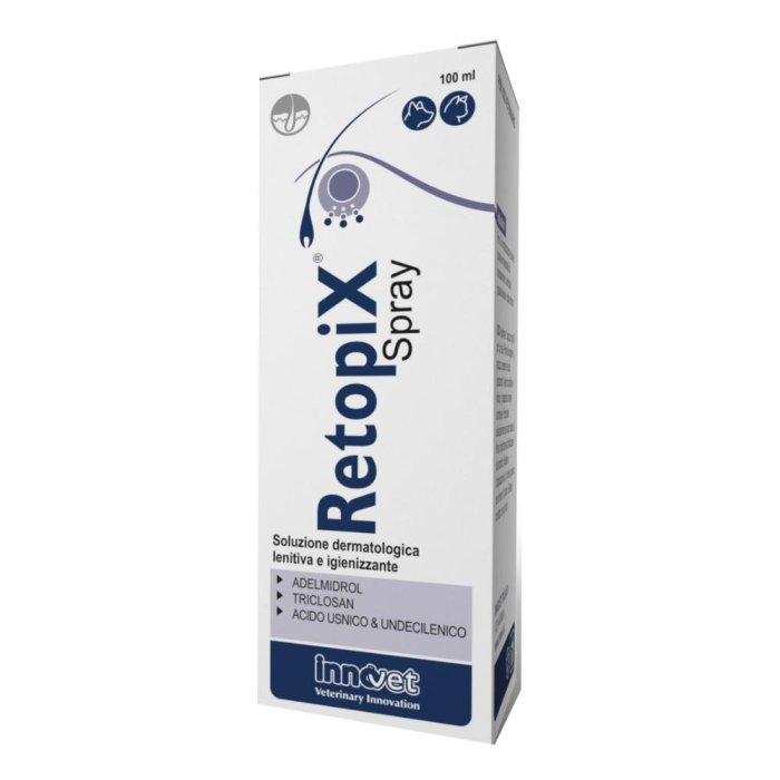 Innovet  Animali Domestici Retopix Spray Lenitivo Cani e Gatti 100 ml