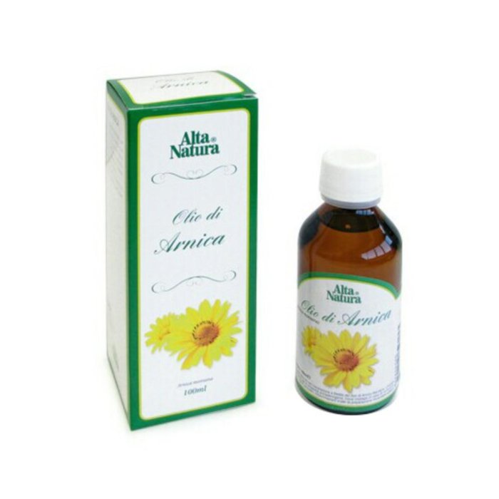 Olio di Arnica 100 ml Alta Natura | Olio Naturale Lenitivo per Massaggi Muscolari e Articolari