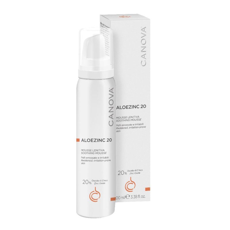 Canova Aloe Zinc 20 Mousse Lenitiva Viso Corpo Canova 100 ml