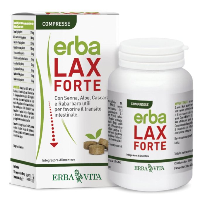 Erba Vita Erbalax Forte Integratore Alimentare 100 Compresse