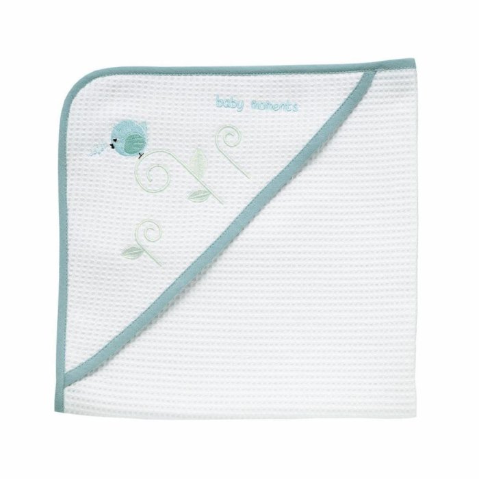 Chicco  Detersione Happy Bubbles Accappatoio Azzurro Cotone Piquet +0m