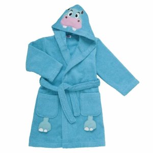Chicco Accappatoio Ippopotamo Azzurro  24 M+ – Bambini