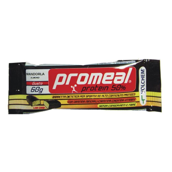 Volchem Integrazione Alimentare Sportiva Promeal Protein Mandorla Barretta 60 g
