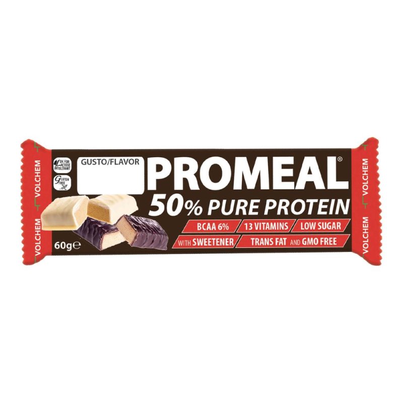 Volchem Promeal Protein 50% Barretta Proteica Gusto Cocco 60g