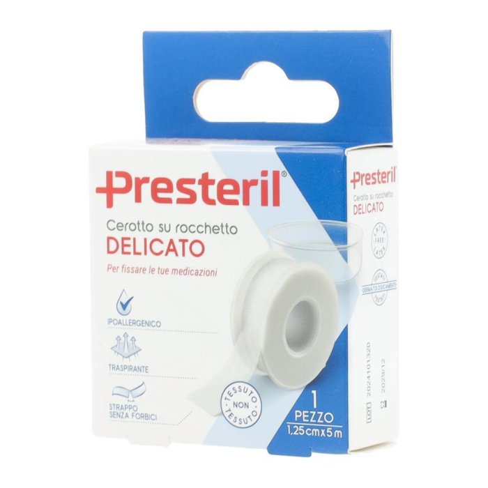 Medipresteril Cerotto In Rocchetto In TNT Delicato 1,25 cm x 5 m 1 Pezzo