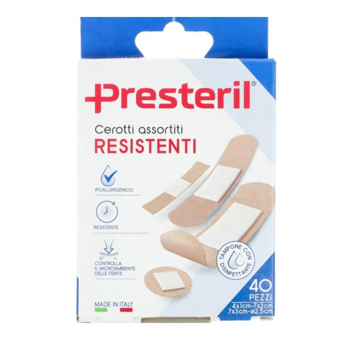 Medipresteril Cerotti Assortiti Restistenti 40 Cerotti Diversi Formati