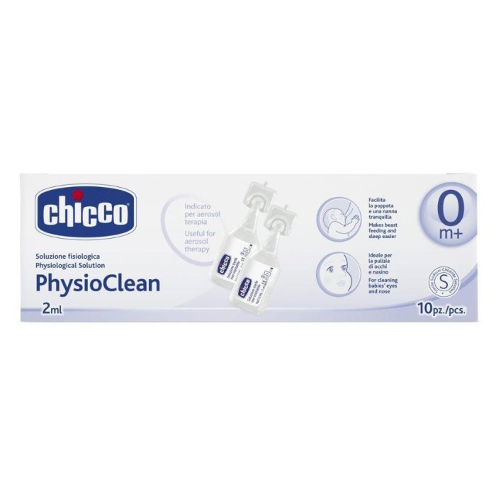 Chicco Physioclean Soluzione Fisiologica 10 Flaconcini 2 ml