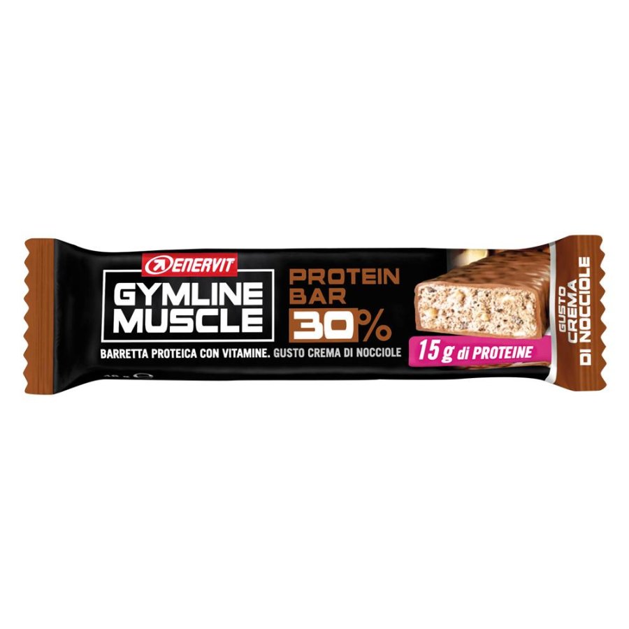 Enervit Gymline Muscle Protein Bar 30% Barretta Nocciola 1 Pezzo 48 g Enervit Gymline Muscle Protein Bar 30% Barretta Nocciola 1 Pezzo 48 g